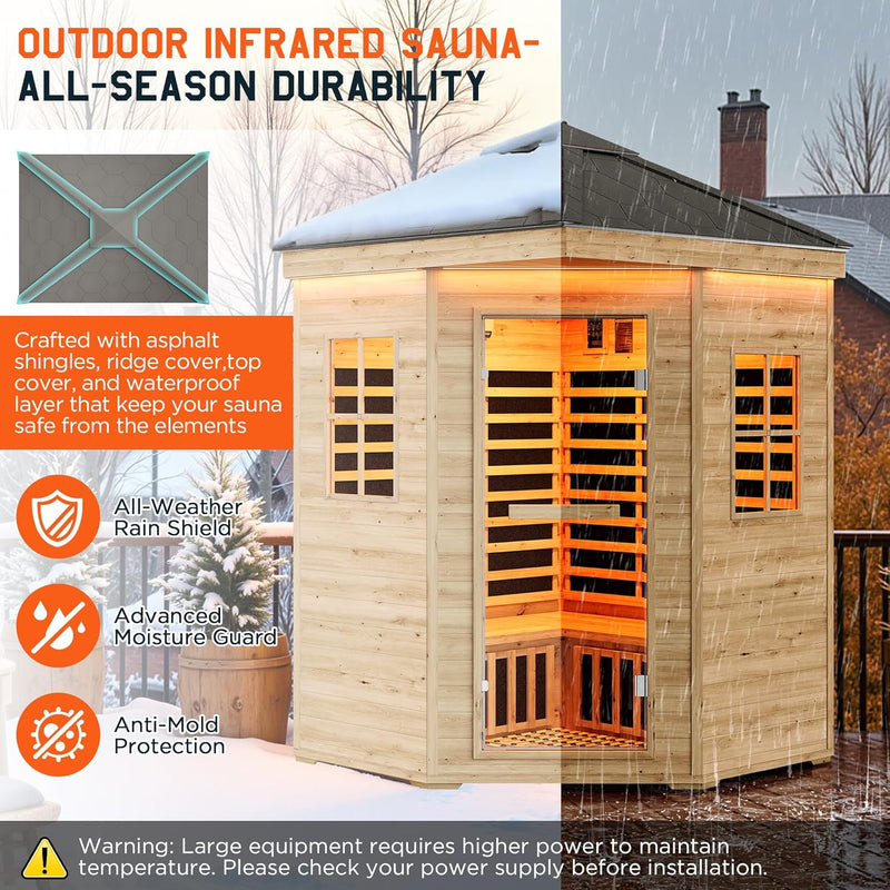 Albott Outdoor Sauna 4 Person