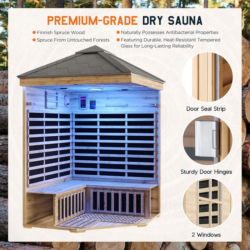 Albott Outdoor Sauna 4 Person