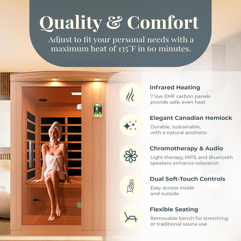 DYNAMIC SAUNAS Madrid Elite 3-Person Sauna