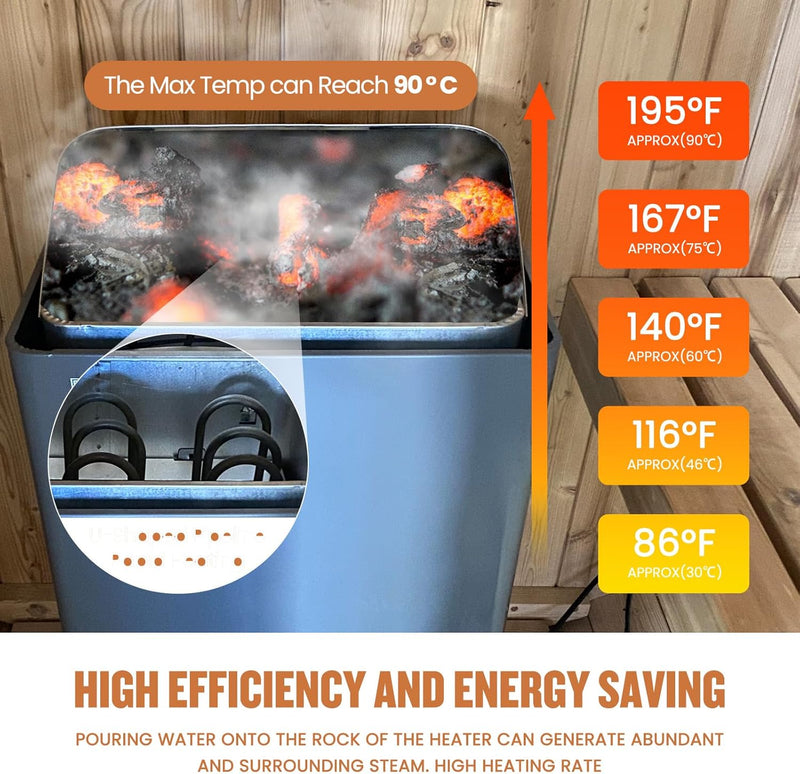 Outexer Outdoor Traditional Sauna 4-5 Person