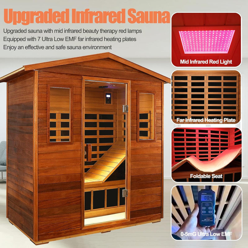 SALUSHEAT 3 Person Outdoor Sauna
